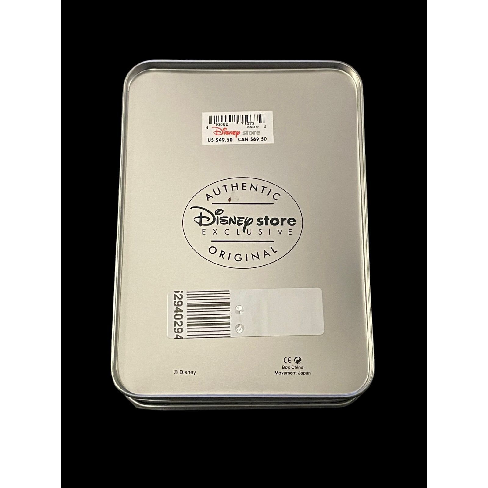 Disney Vintage Red Classic Disney Store Mickey Mouse Watch Tin Box Size ONE SIZE - 4 Thumbnail