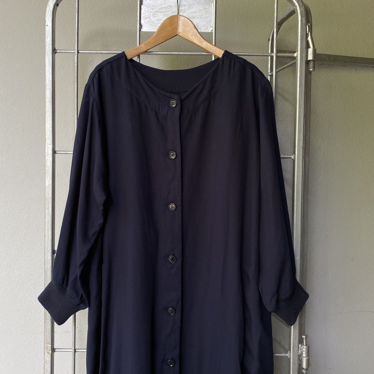 Zucca Zucca Dark Navy Belted Maxi Dress with Pockets Size M / US 6-8 / IT 42-44 - 3 Thumbnail