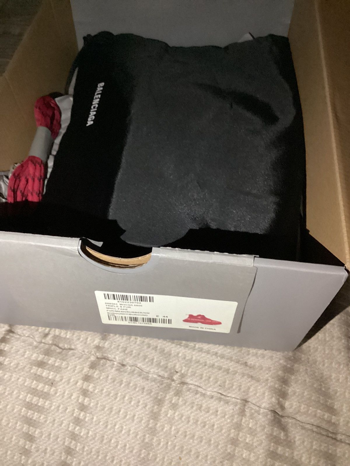 Balenciaga Balenciaga Triple S Faux Fur Size US 11 / EU 44 - 8 Thumbnail