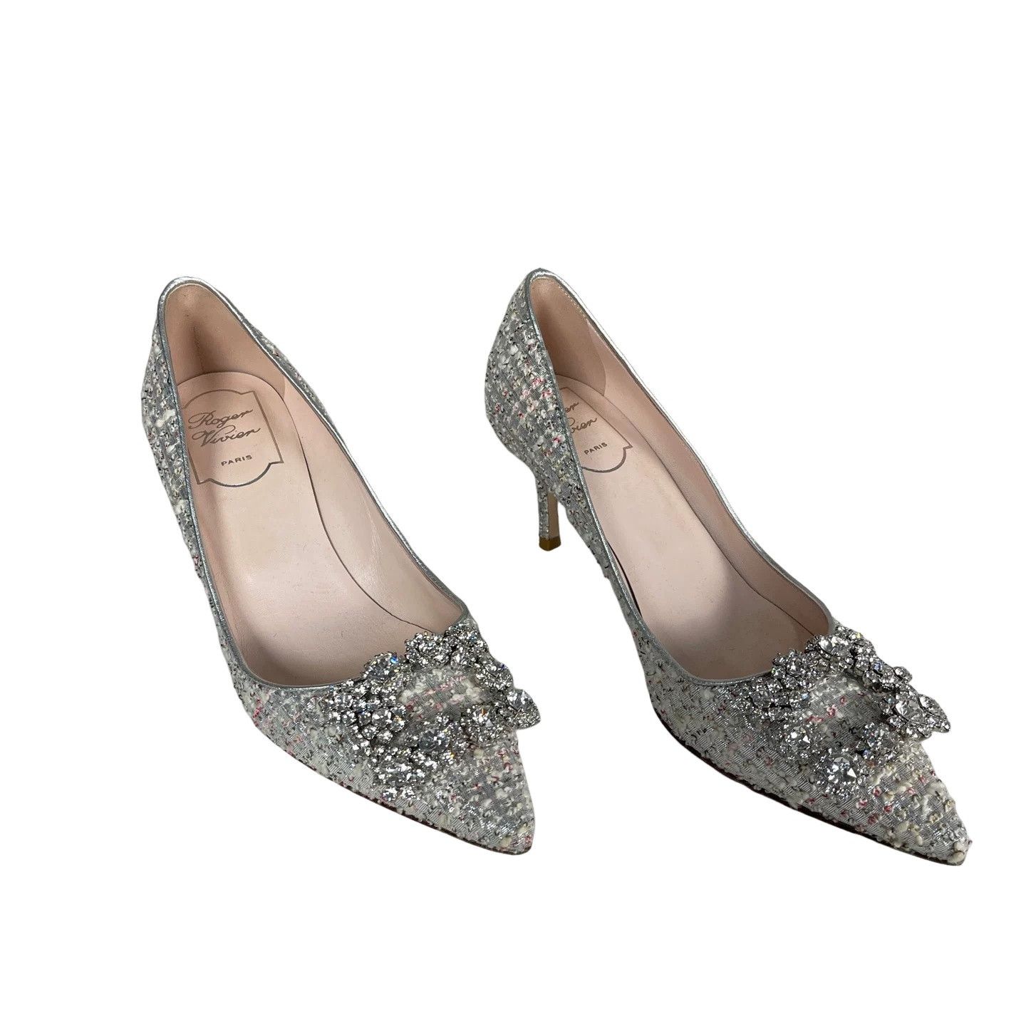 Roger Vivier Roger Vivier Crystal Buckle Heels Size 36.5 Size US 6.5 / IT 36.5 - 1 Thumbnail