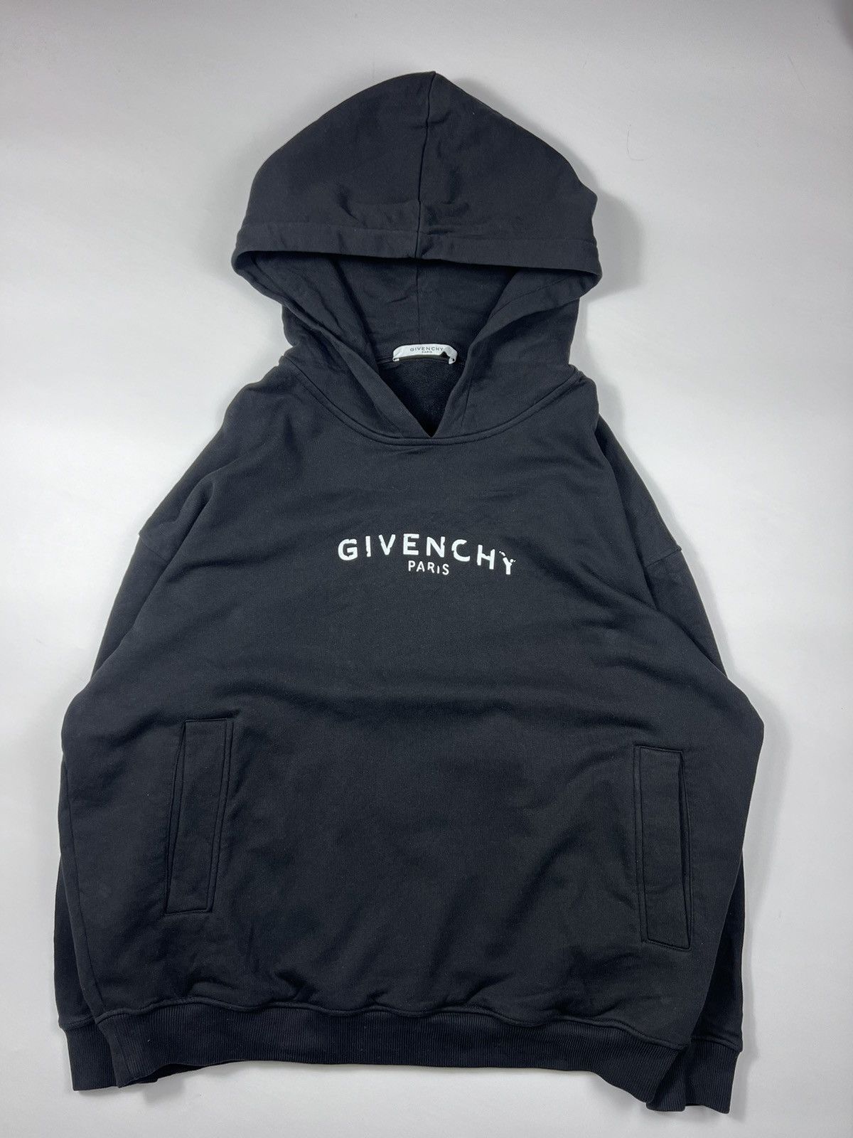 Givenchy Givenchy Broken Logo Hoodie Size US M / EU 48-50 / 2 - 1 Thumbnail