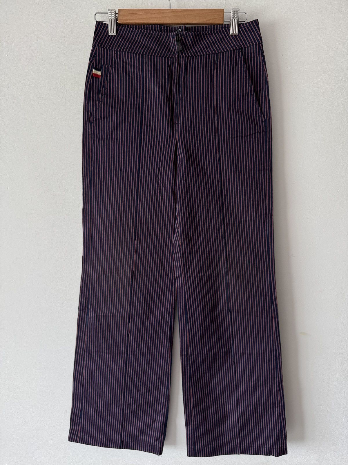 Moncler 🔥 Vintage Moncler Striped Pants Size 30" / US 8 / IT 44 - 1 Thumbnail