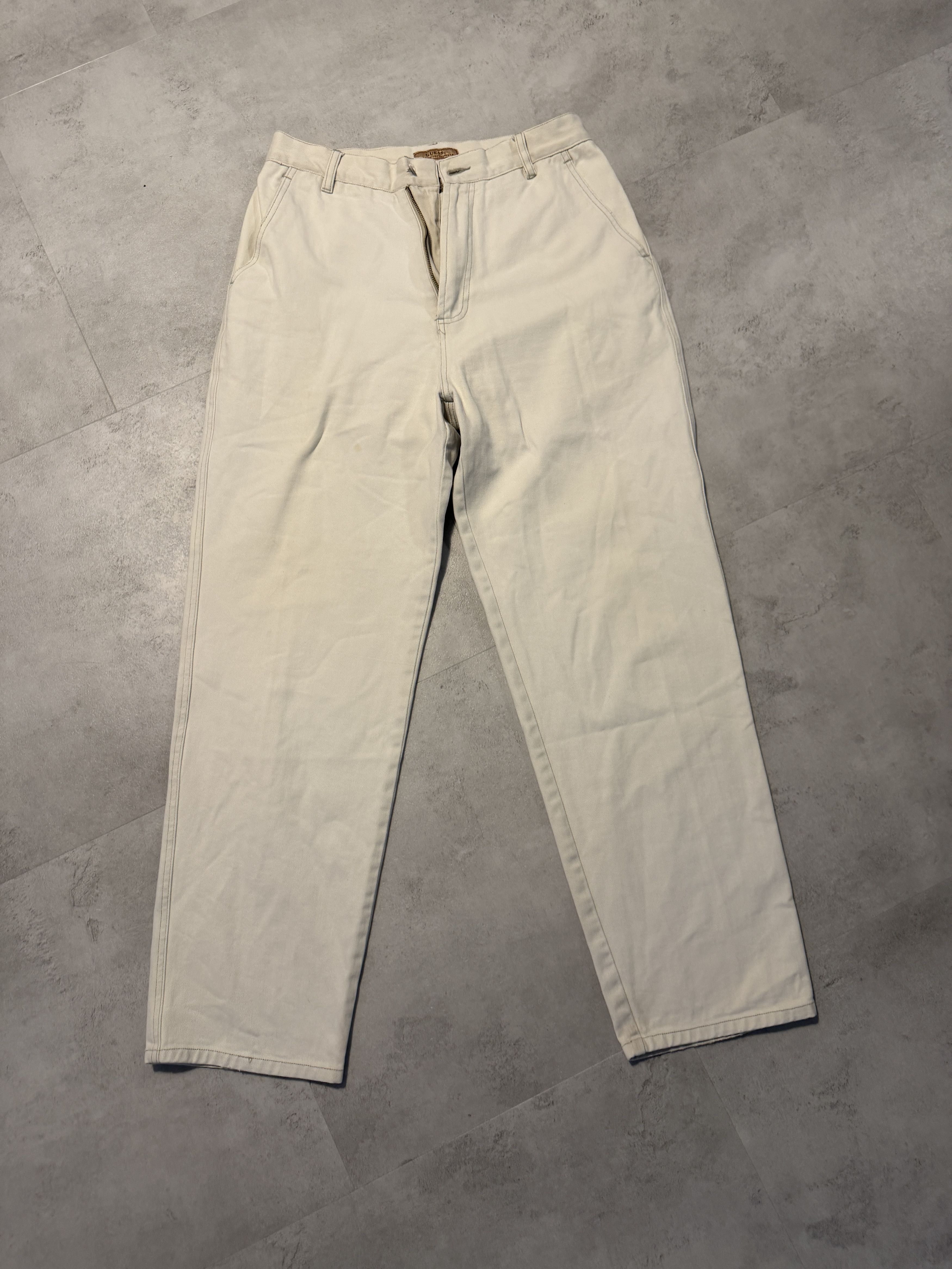 Guess Guess white chino denim jeans Size US 32 / EU 48 - 1 Thumbnail