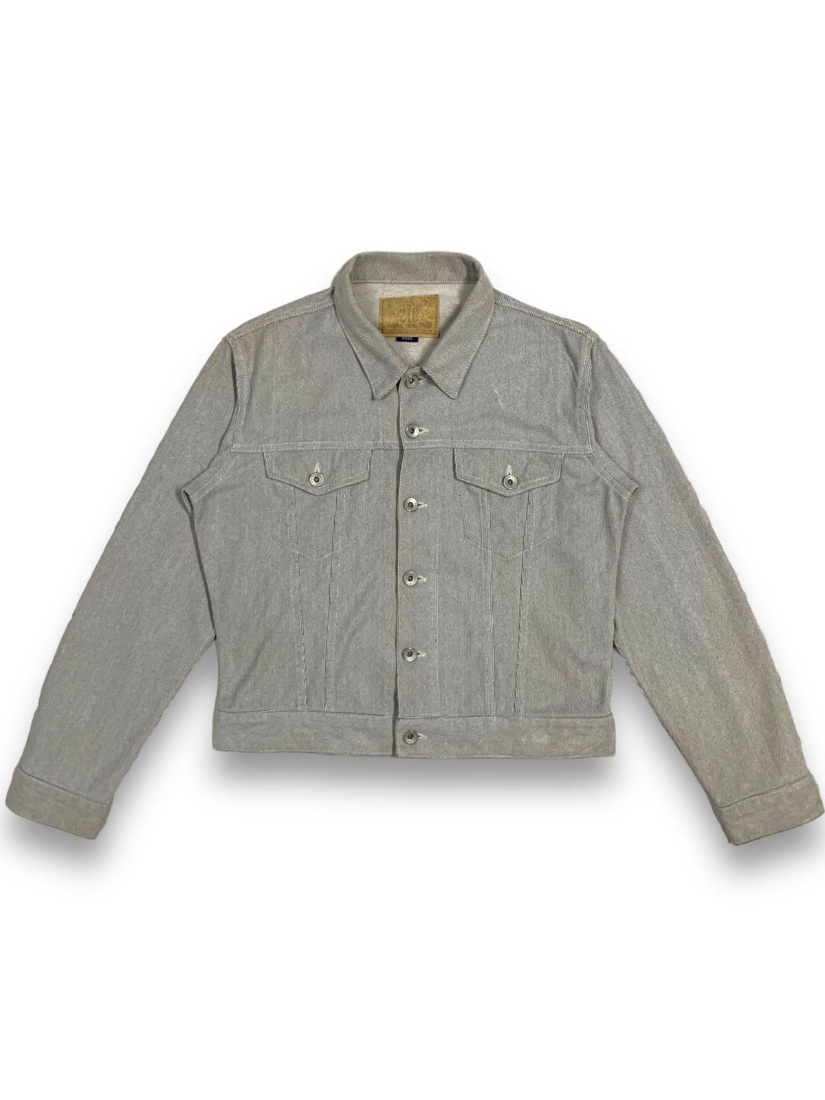 Japanese Brand Vintage Japanese Brand Bobson Cropped Denim Trucker Jacket Size US S / EU 44-46 / 1 - 1 Thumbnail