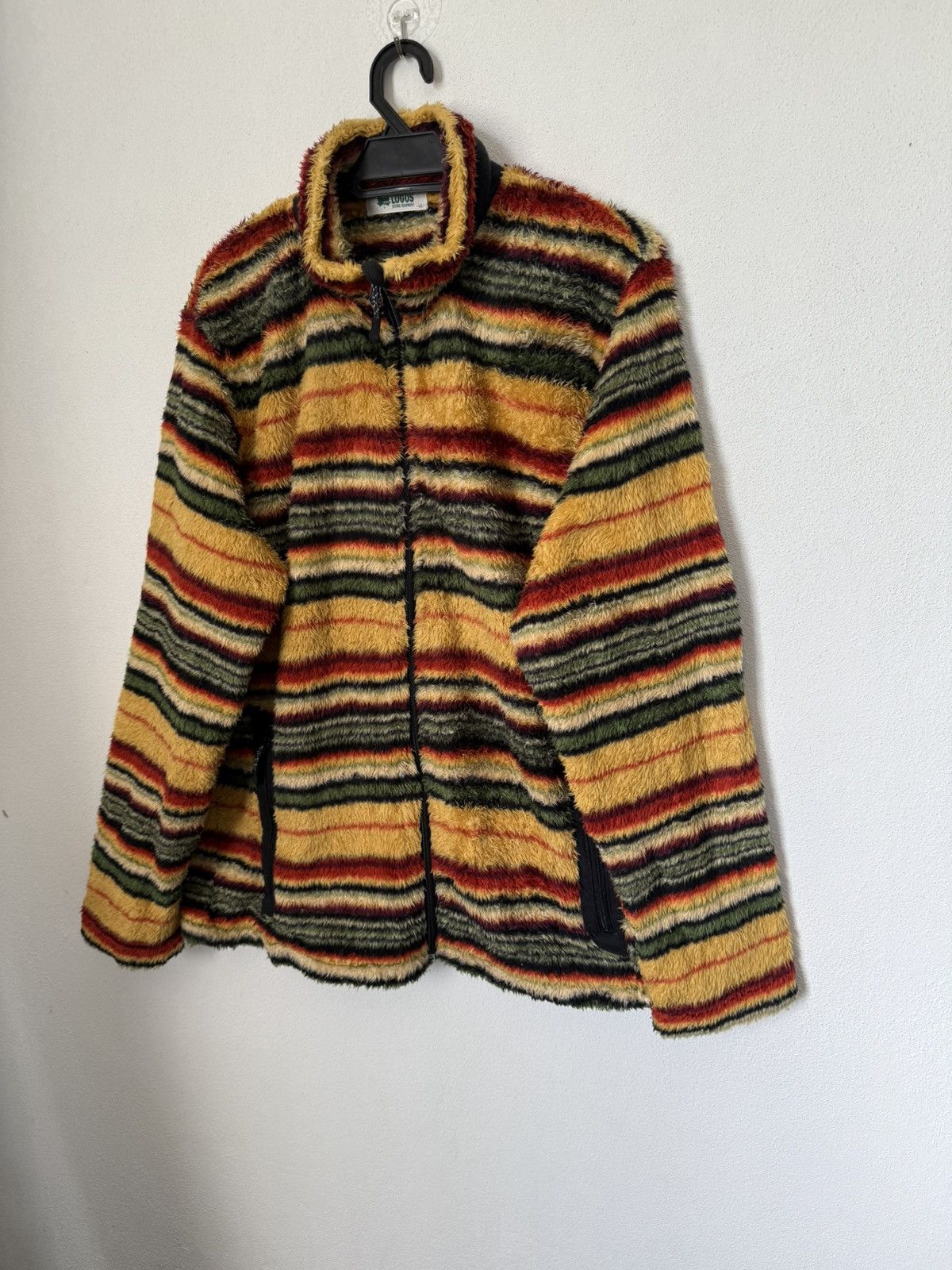 Arc'teryx Canada Brand Logos Multi Colour Stripe Fleece Zipper Size US L / EU 52-54 / 3 - 3 Thumbnail