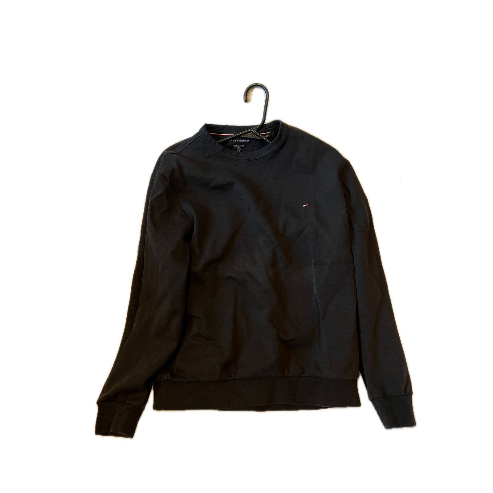 Tommy Hilfiger Tommy Hilfiger Crewneck Black Performance Sweatshirt Mens L Size US L / EU 52-54 / 3 - 1 Thumbnail