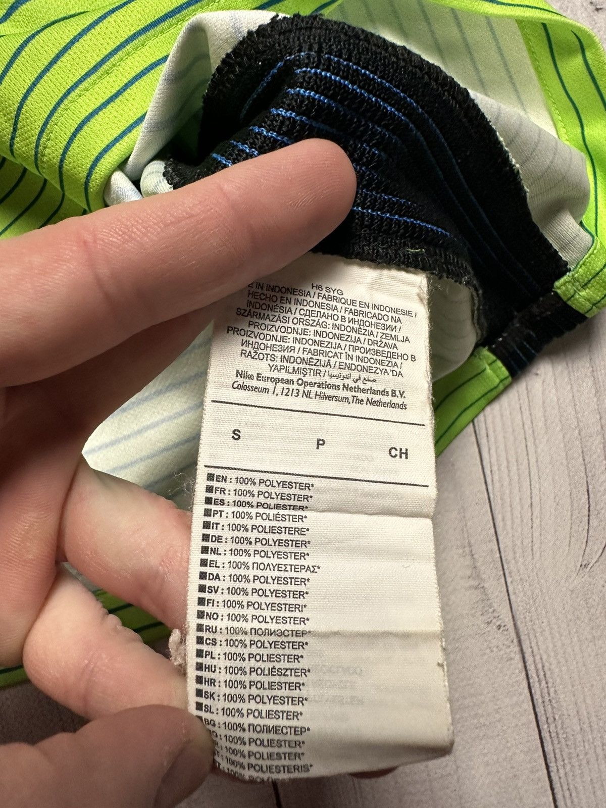 Nike Nike Inter Milan soccer jersey Pirelli blue/Green size S Size US S / EU 44-46 / 1 - 4 Thumbnail