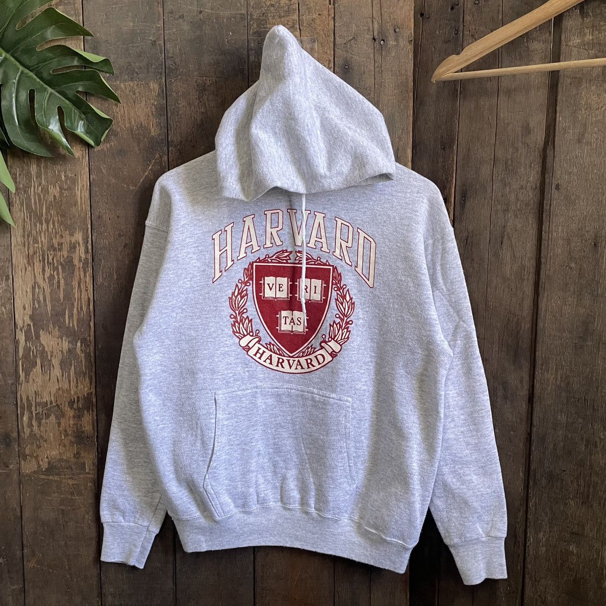 Tultex × Vintage Vintage 90’s Harvard University Hoodie Size US M / EU 48-50 / 2 - 1 Thumbnail