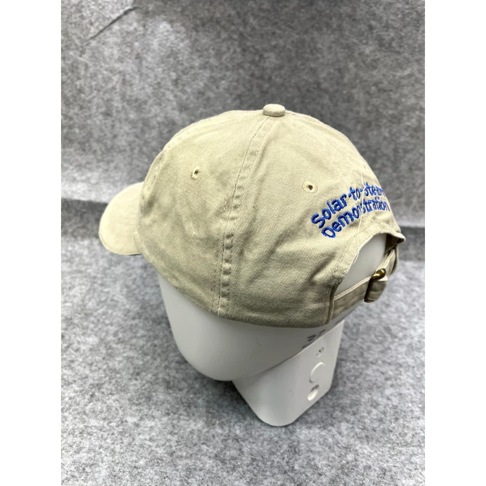 Vintage Chevron Hat Cap Baseball Adult One Size Beige Cotton Twill Adjustable Logo Petroleum Gas Oil Casual Workwear Mens Size ONE SIZE - 5 Thumbnail