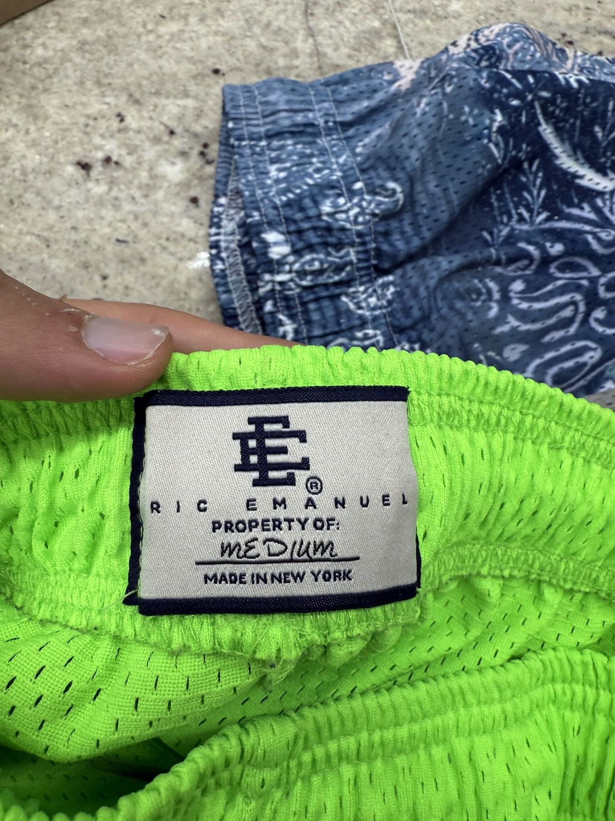 Eric Emanuel Eric Emmanuel Neon Green Shorts Size US 32 / EU 48 - 5 Thumbnail