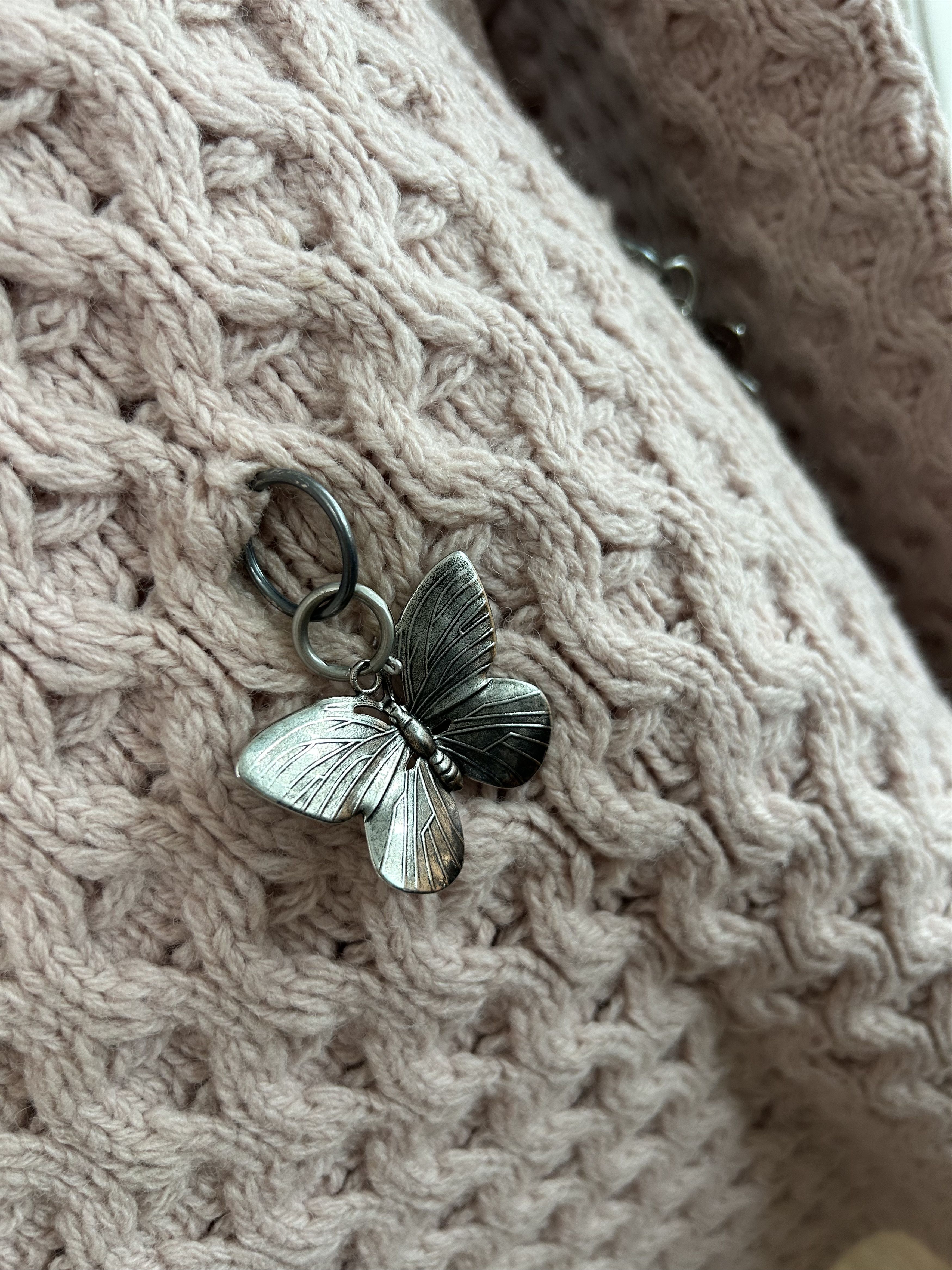 Raf Simons RAF SIMONS Butterfly Charm Knit Pullover (FW19) Size US S / EU 44-46 / 1 - 6 Thumbnail