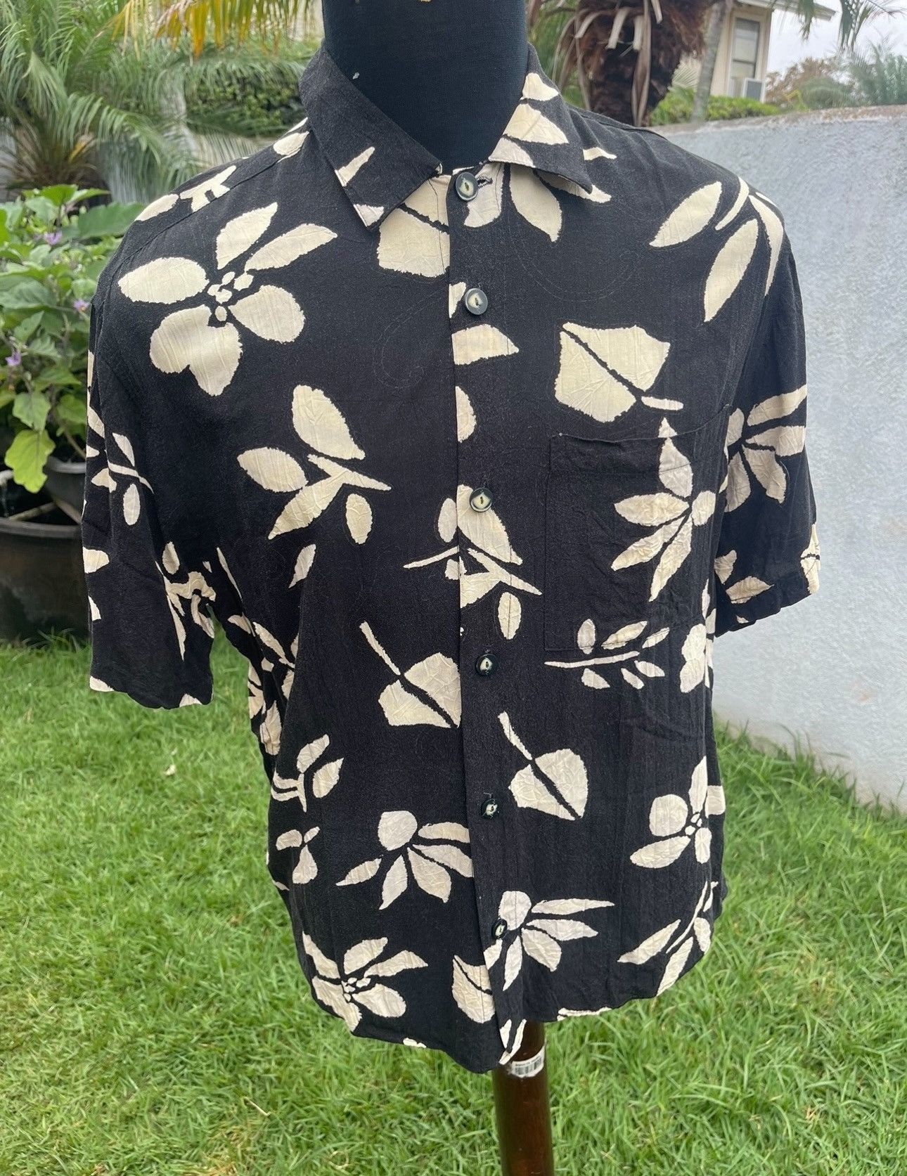 Jams World PreOwned Jams World Hawaiian Print Black/Beige Men's Small Size US S / EU 44-46 / 1 - 1 Thumbnail