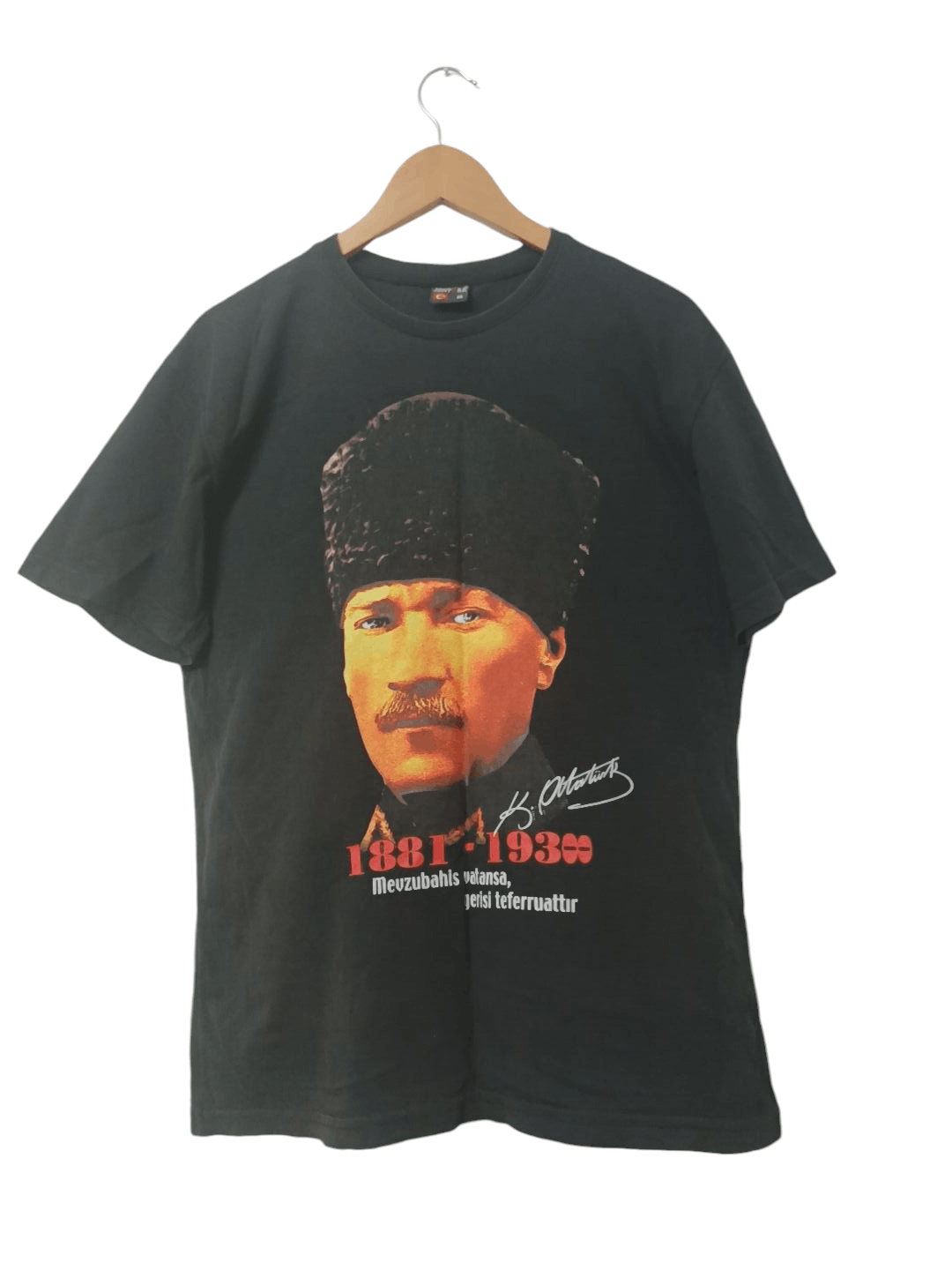 Vintage Mustafa Kemal Atatürk Founding father of Turkey Size US M / EU 48-50 / 2 - 1 Thumbnail