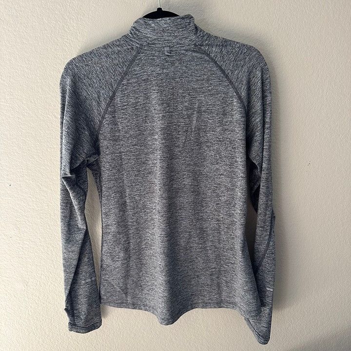 Nike Nike Dri-Fit Long Sleeves Collared Workout Clothes Gray Size M / US 6-8 / IT 42-44 - 2 Thumbnail