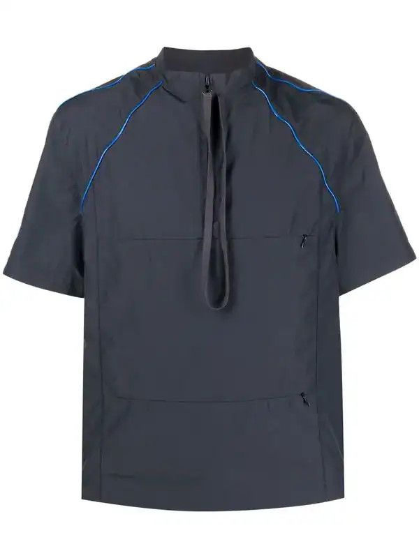 Jacquemus o1mle0526 Le Haut Short Sleeve T-Shirt in Navy Blue Size US M / EU 48-50 / 2 - 1 Thumbnail