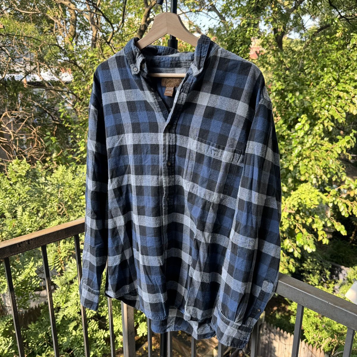 Vintage Thrashed Faded Distressed Flannel Shirt ERD Grunge Skater Size US XL / EU 56 / 4 - 1 Thumbnail