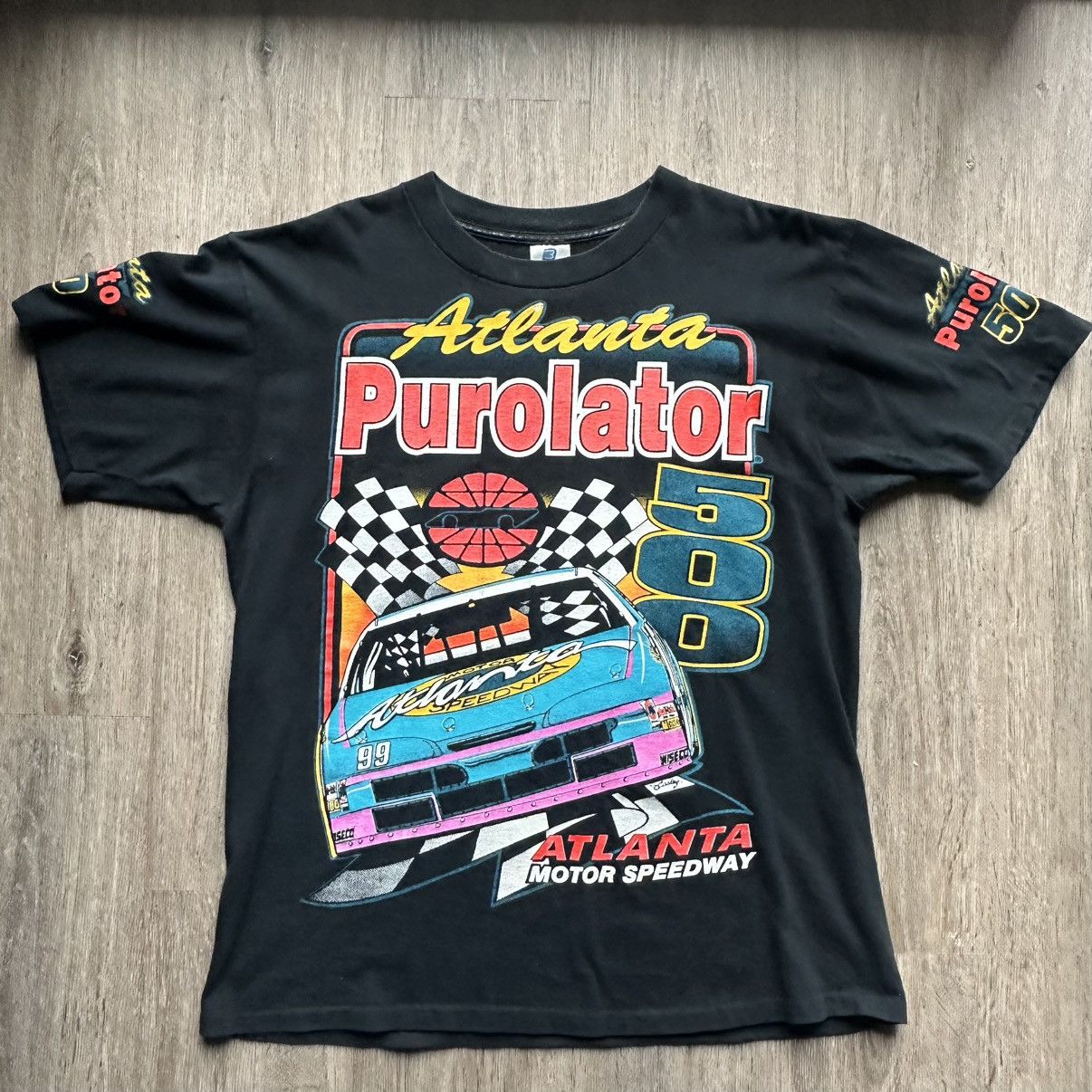 Vintage 90’s NASCAR Purolator 500 tee