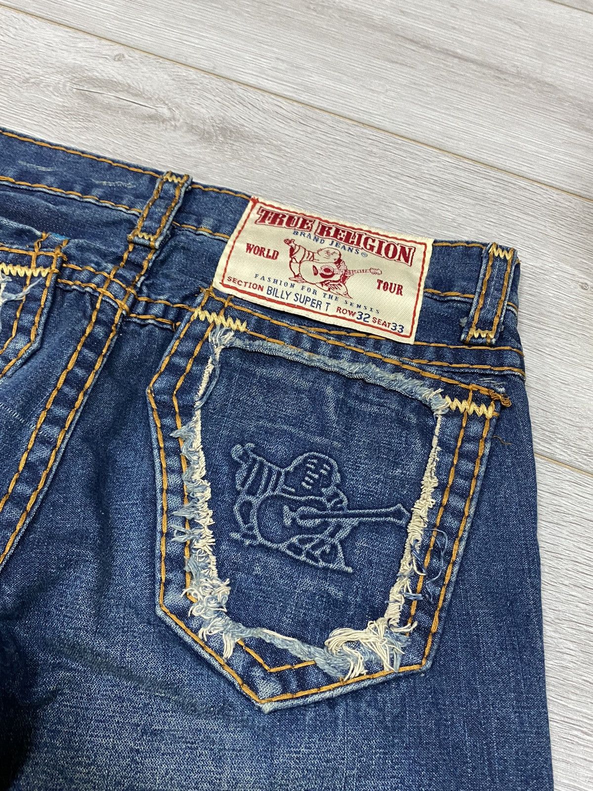 True Religion True Religion Buddha RARE vintage Billy super T jeans Size US 32 / EU 48 - 4 Thumbnail
