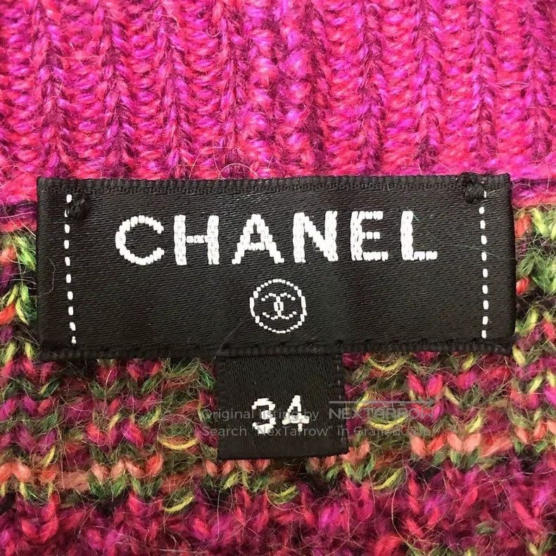Chanel Chanel 18B purple plaid knitted cardigan coat Size XXS / US 00 / IT 34 - 5 Thumbnail