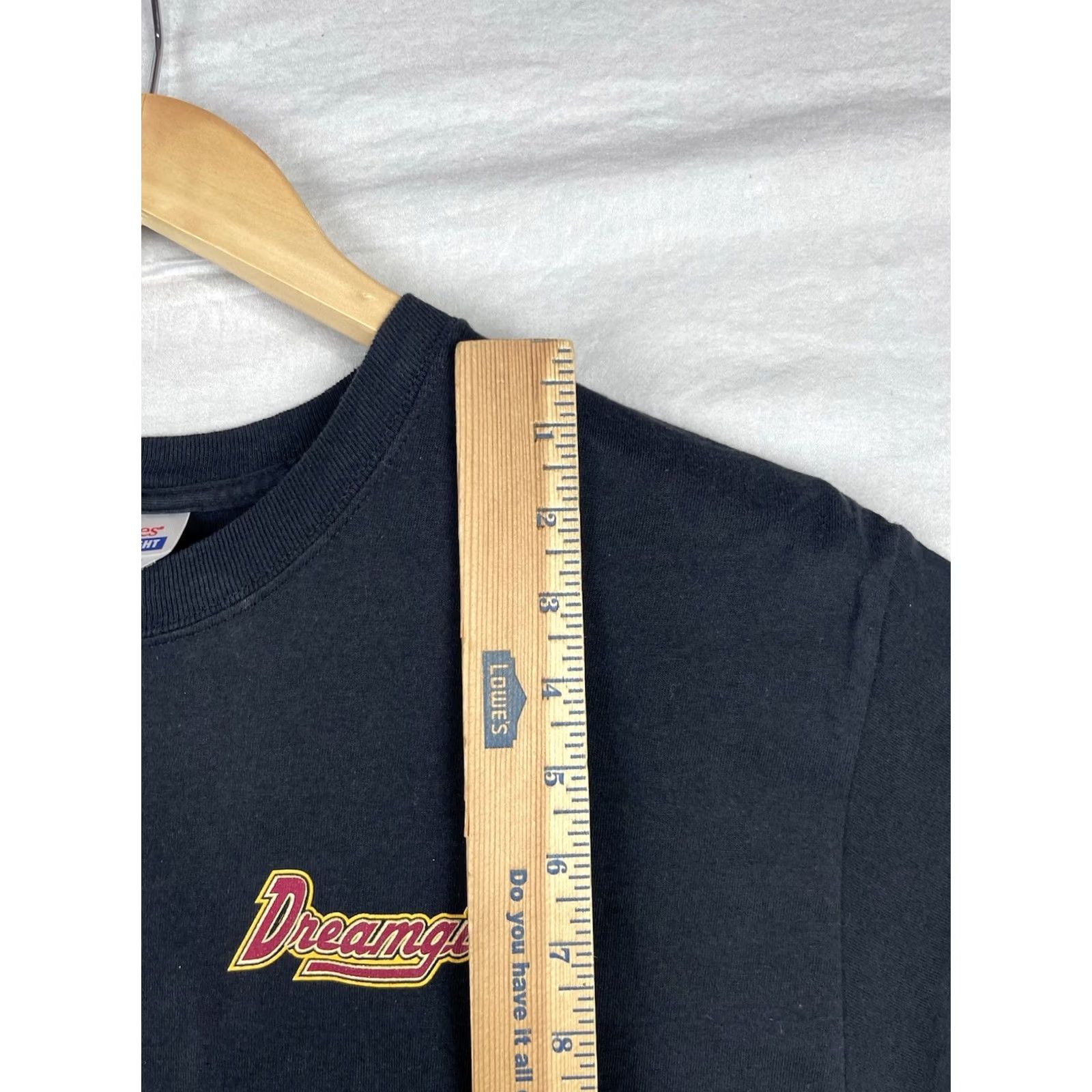 Hanes VINTAGE Hanes Dreamgirls Shirt Mens M Black Graphic Print 90s Biker Motorcycle Pinup Girl T-Shirt Size US M / EU 48-50 / 2 - 4 Thumbnail
