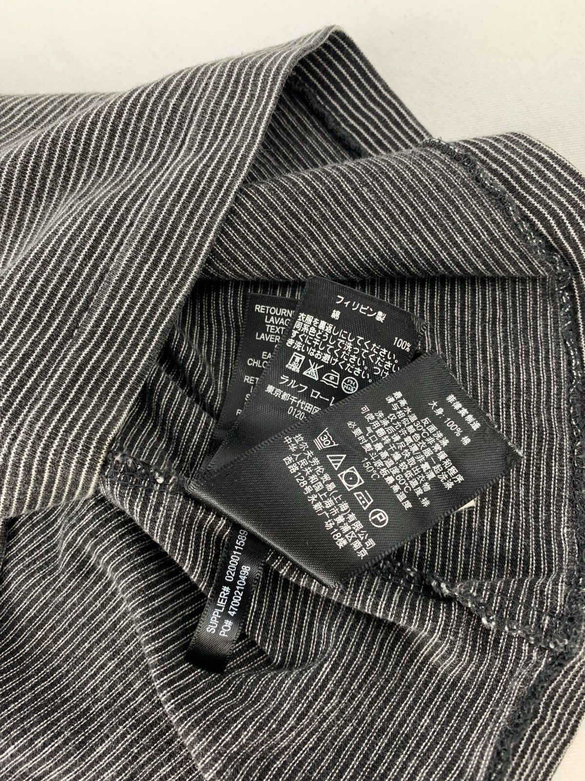 Ralph Lauren Double RRL Ralph Lauren Crewneck Single Pocket Striped Tee Size US S / EU 44-46 / 1 - 9 Thumbnail