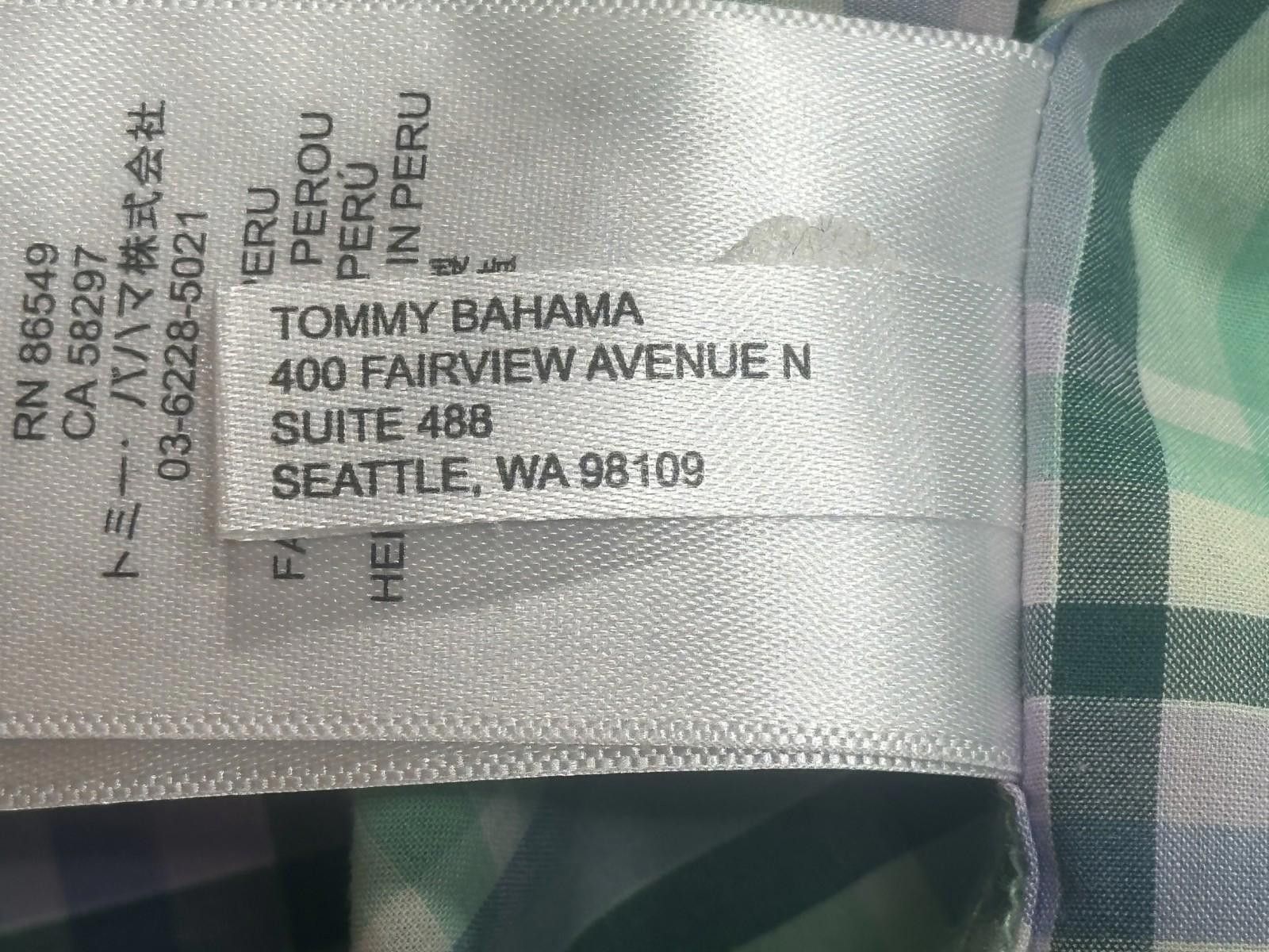 Tommy Bahama Tommy Bahama Newport Coast Plaid Button Up Shirt Green Men L Size US L / EU 52-54 / 3 - 10 Thumbnail
