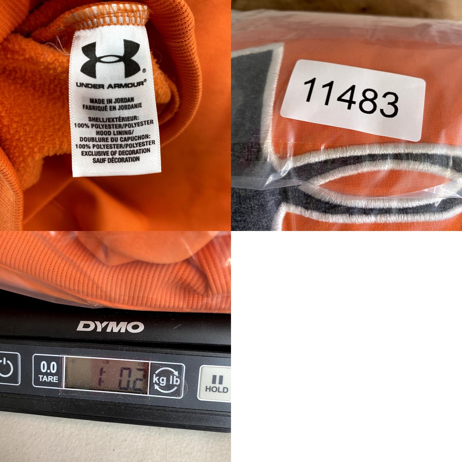 Under Armour Under Armour Storm Hoodie Men L Orange 90s Sportwear Athleisure Activewear Pullover Hoodie Jacket Mens Orange Storm 90s Under Armour Size US L / EU 52-54 / 3 - 8 Thumbnail