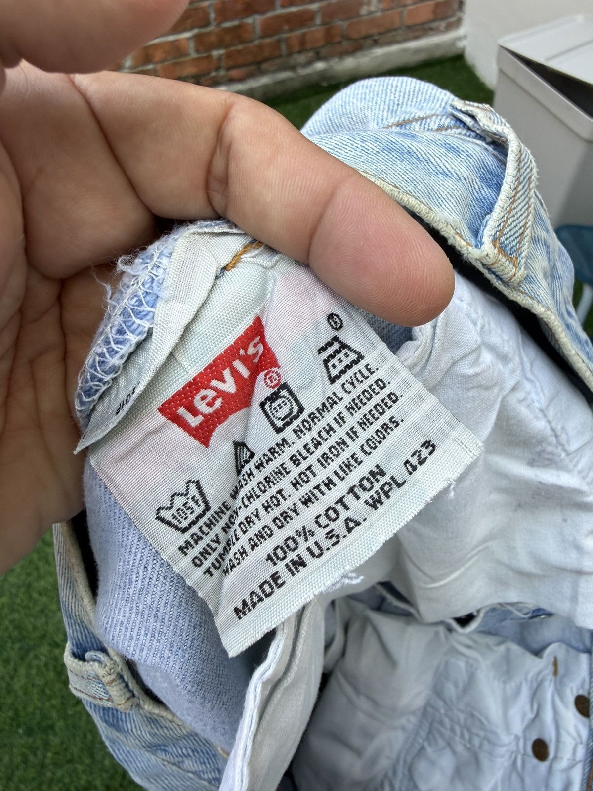 Levi's Vintage Clothing W33x34 vintage levi’s 501 made in USA custome 90s Size US 33 - 9 Thumbnail