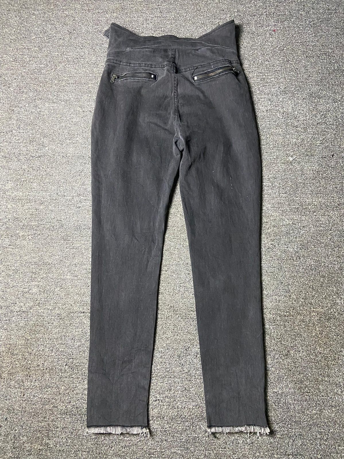 Japanese Brand Ayuko Studio Brand Skinny Jeans with Metal Zipper (163) Size 29" - 3 Thumbnail