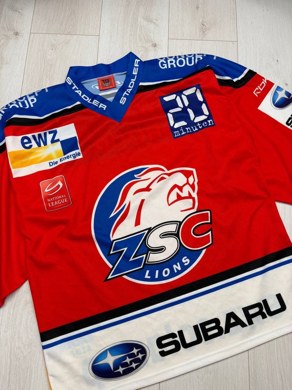 Vintage Forster ZSC Lions Hockey Jersey Vintage Size L Size US L / EU 52-54 / 3 - 2 Thumbnail