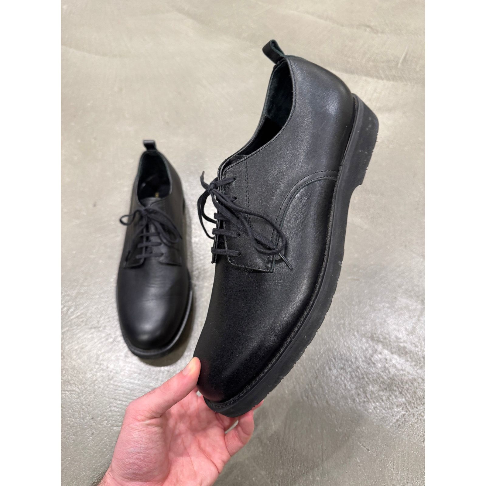 Comme des Garcons 2000s Comme des Garçons leather derby shoes Size US 11.5 / IT 41.5 - 3 Thumbnail