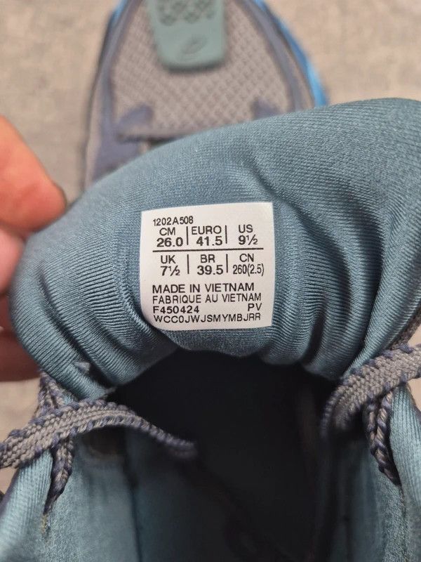 Kiko Kostadinov Asics Kiko Kostadinov Gel Flammae Blue Sneakers Size 41.5 Size US 9.5 / EU 42-43 - 5 Thumbnail