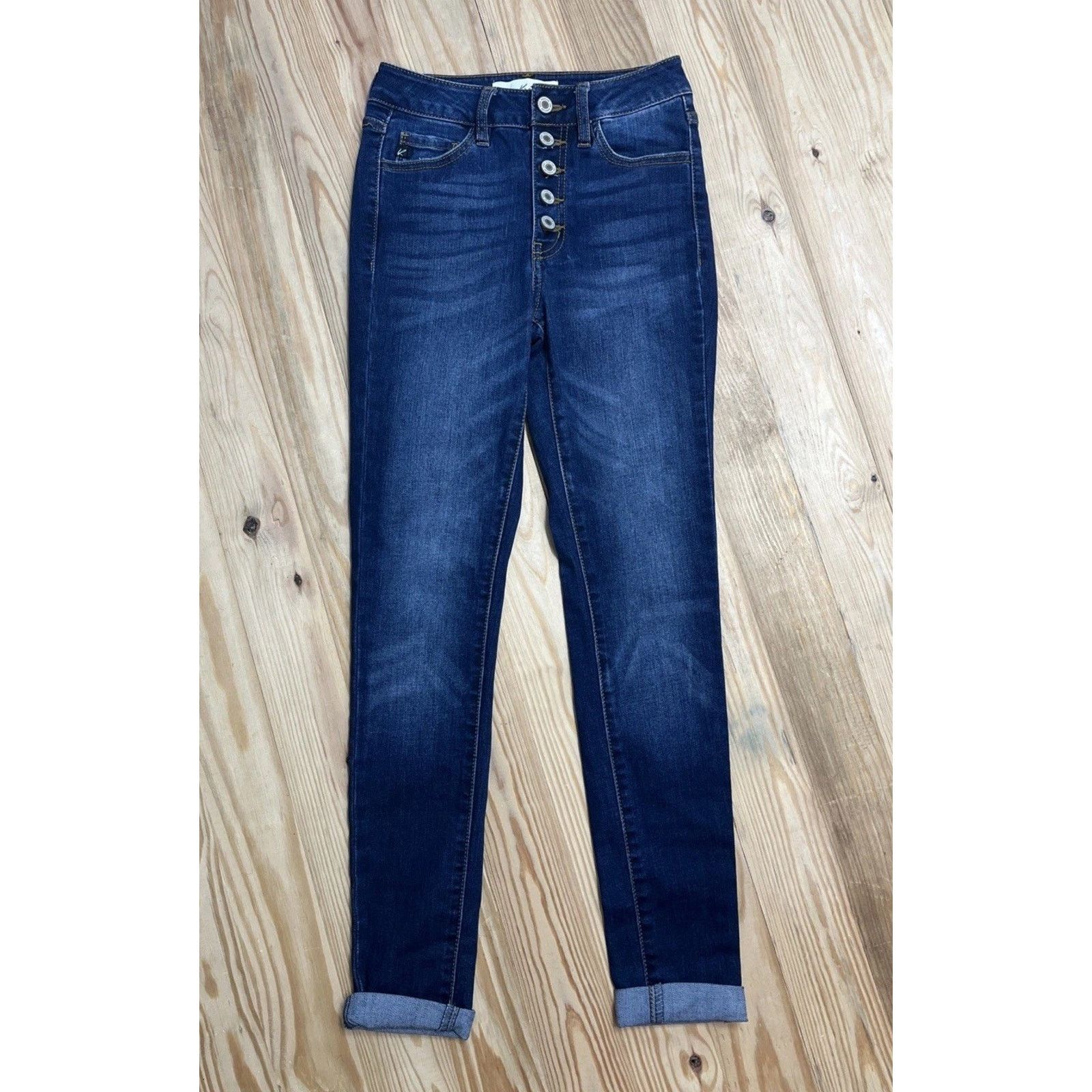 Other KANCAN 1/24 Blue High Rise Ankle Skinny Jeans Women Size 24" / US 00 / IT 34 - 1 Thumbnail