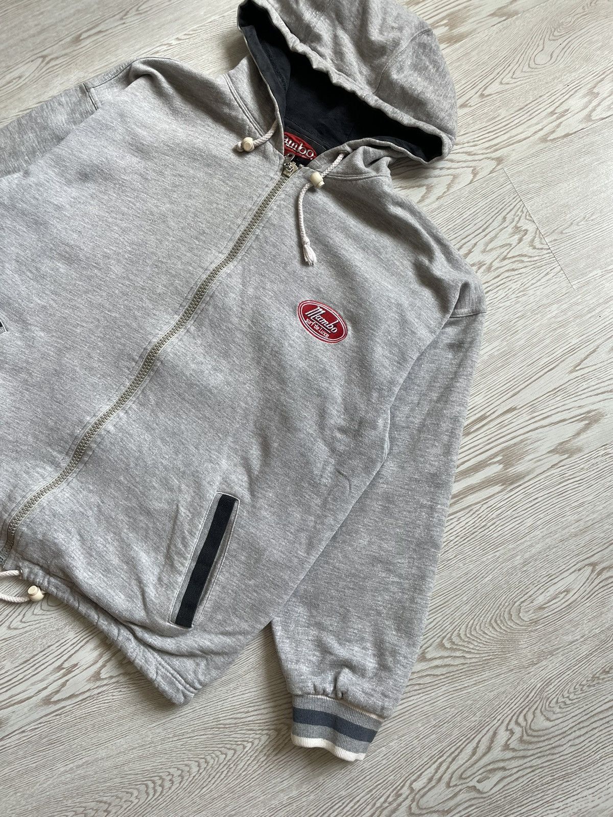 Mambo × Vintage Vintage Mambo Gray Zip Hoodie size L Size US L / EU 52-54 / 3 - 4 Thumbnail
