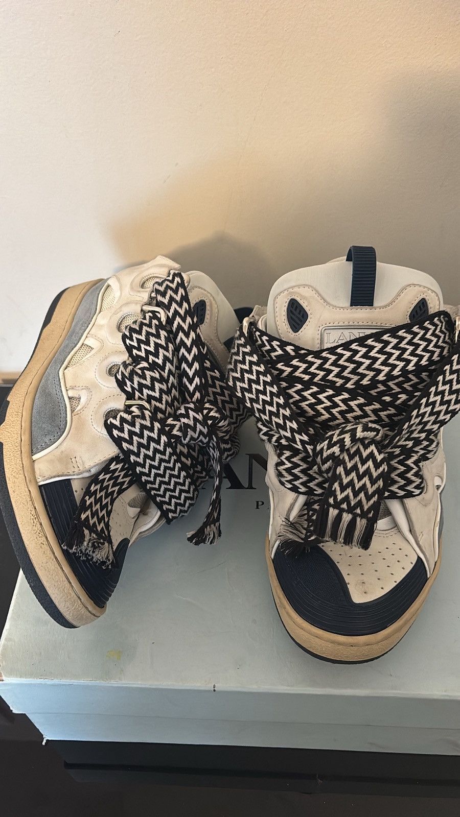 Lanvin LANVIN curb sneaker SSENSE exclusive Size US 9 / EU 42 - 2 Thumbnail