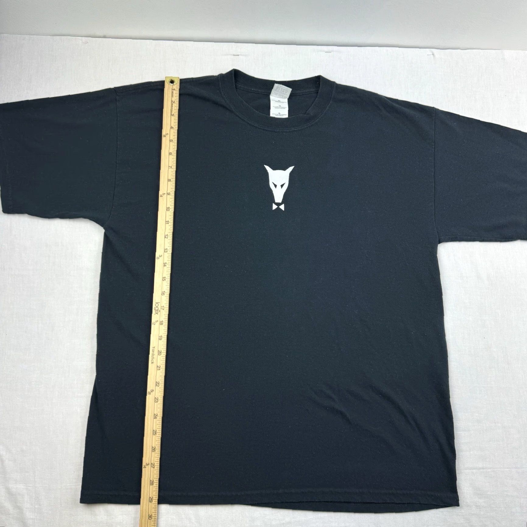 Gildan Vintage Wolfman Productions Shirt Adult XL Black Y2K Grunge American Size US XL / EU 56 / 4 - 5 Thumbnail