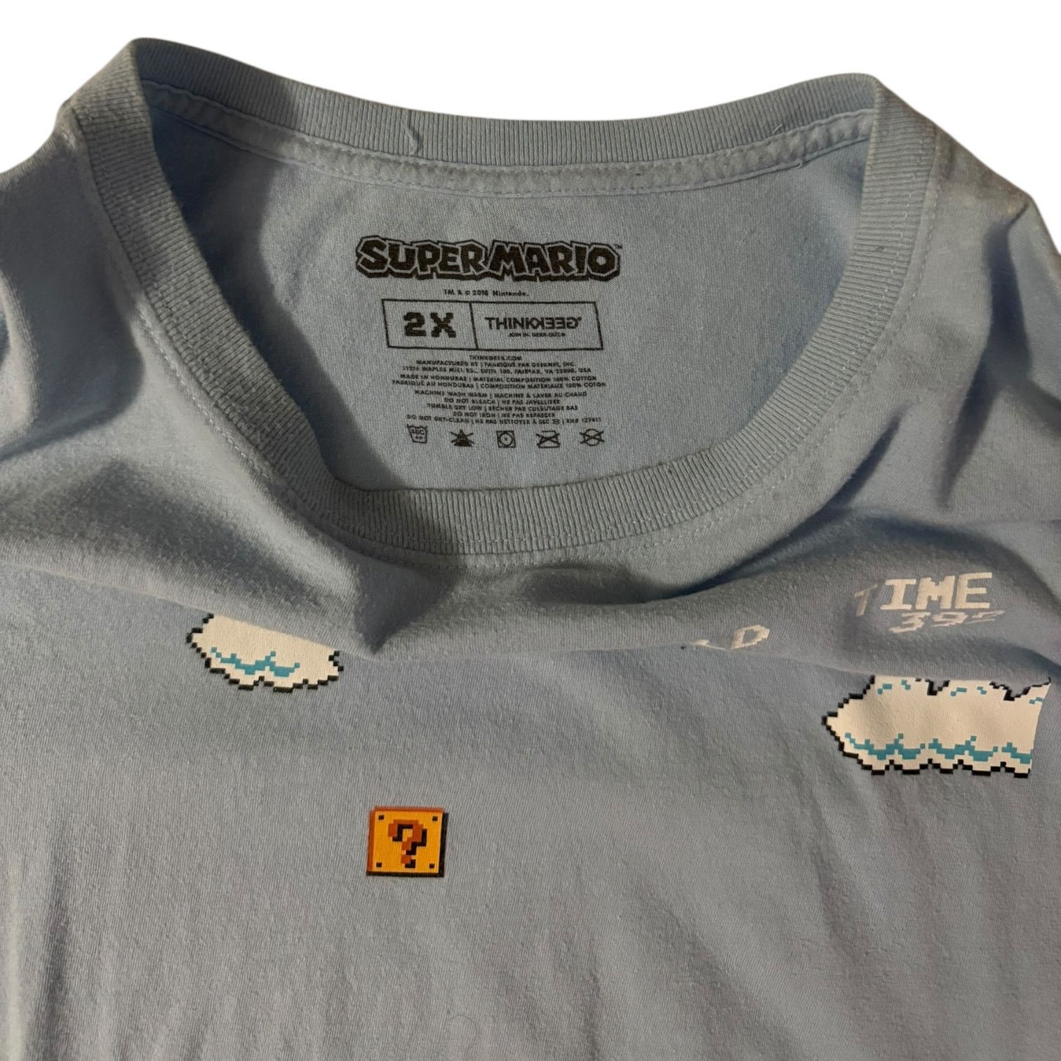 Other Thinkgeek Nintendo Super Mario Shirt Mario Goomba & Pipe 2XL Size US XXL / EU 58 / 5 - 4 Thumbnail
