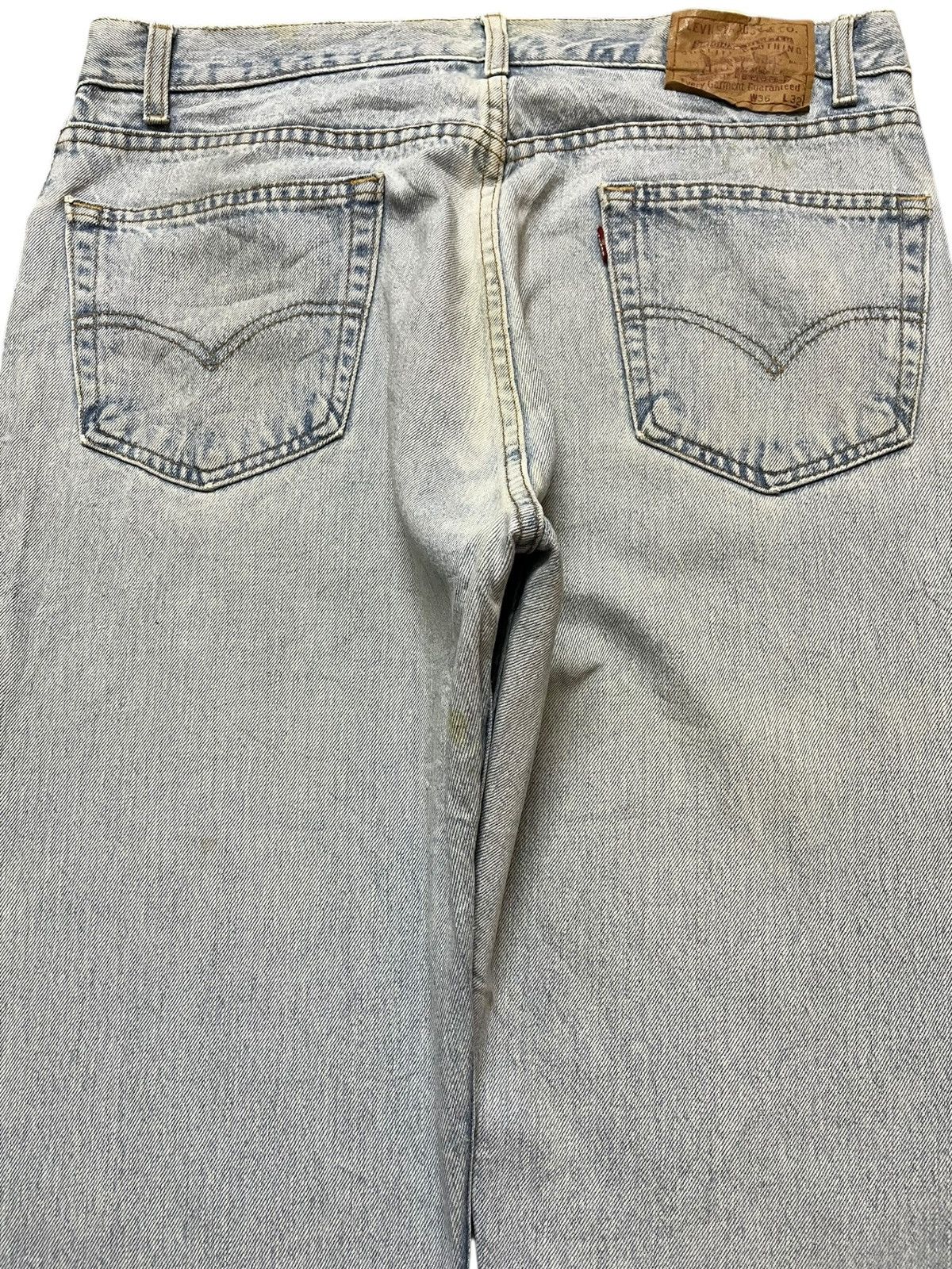 Levi's Vintage Clothing Vintage 90’s Levi’s 505 Faded Straight Fit Denim Size US 35 - 6 Thumbnail