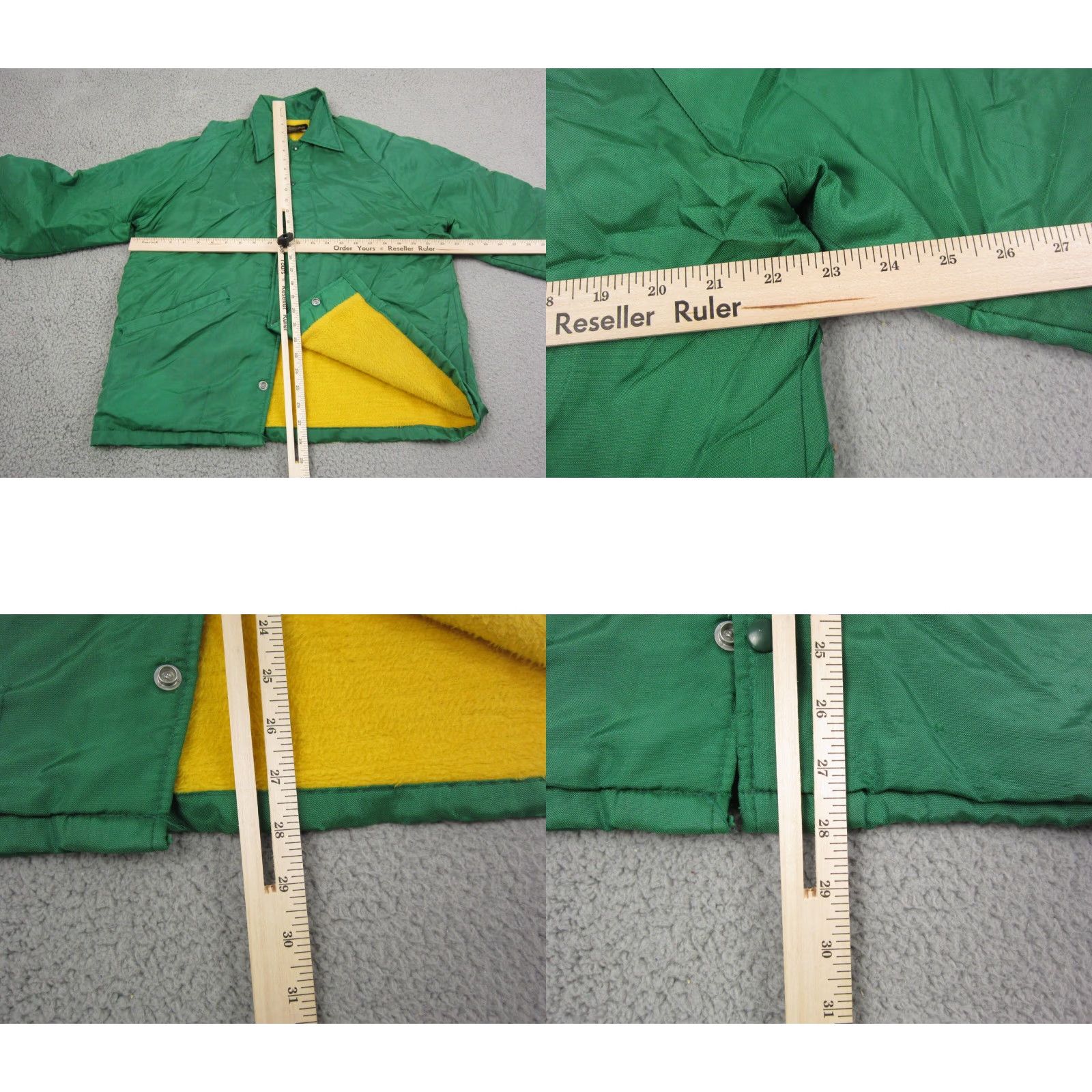 Vintage VINTAGE Swingster Jacket Mens Large Green Gold Sherpa 70s 60s Farmer Made in USA Size US L / EU 52-54 / 3 - 8 Thumbnail