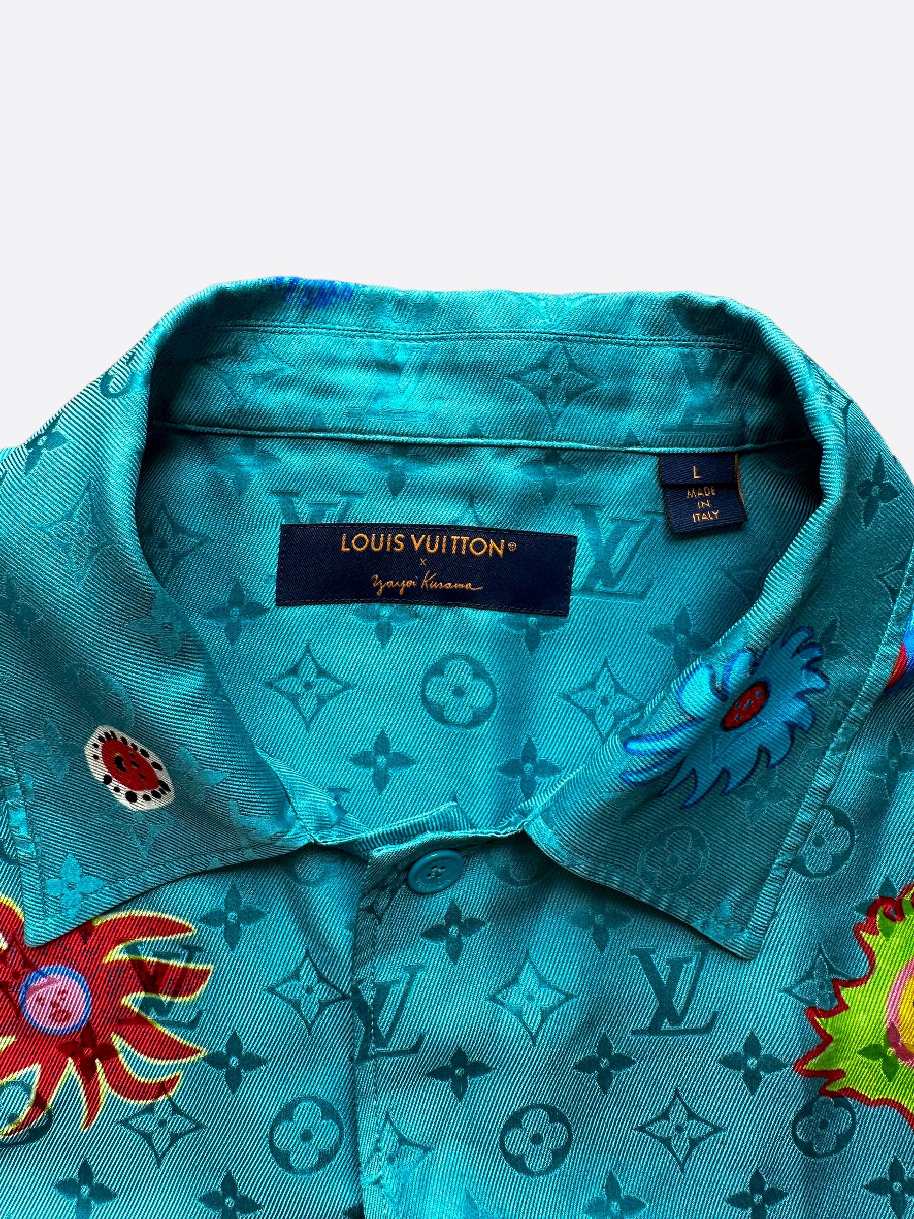 Louis Vuitton Louis Vuitton Yayoi Kusama Faces Monogram Silk Shirt Size US L / EU 52-54 / 3 - 3 Thumbnail