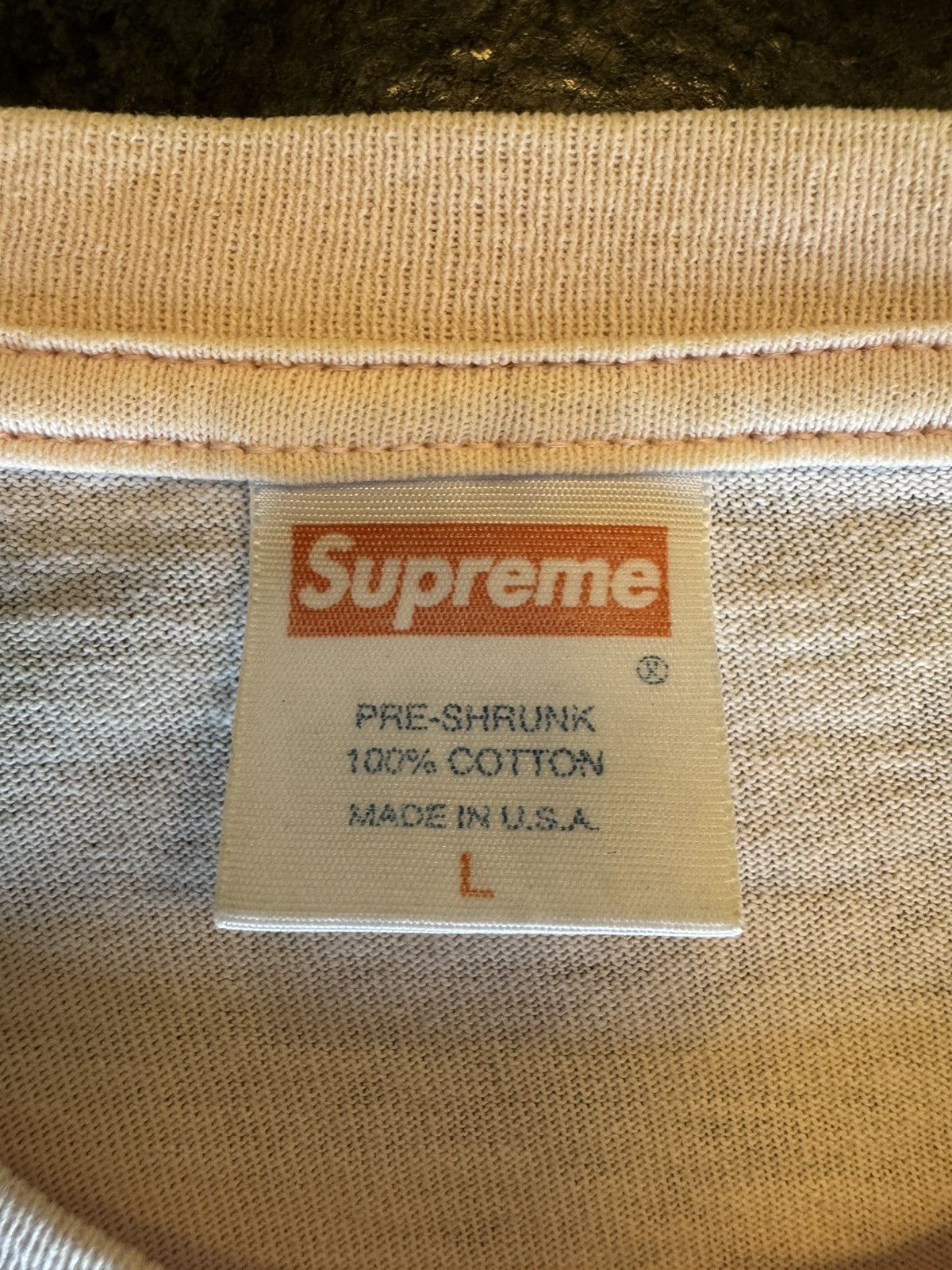 Supreme Supreme Raisin Hell Pink Tee Size US L / EU 52-54 / 3 - 3 Thumbnail
