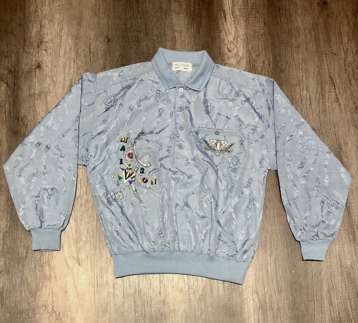Vintage Vintage Magixson Monogram Sweatshirt Size US M / EU 48-50 / 2 - 6 Thumbnail