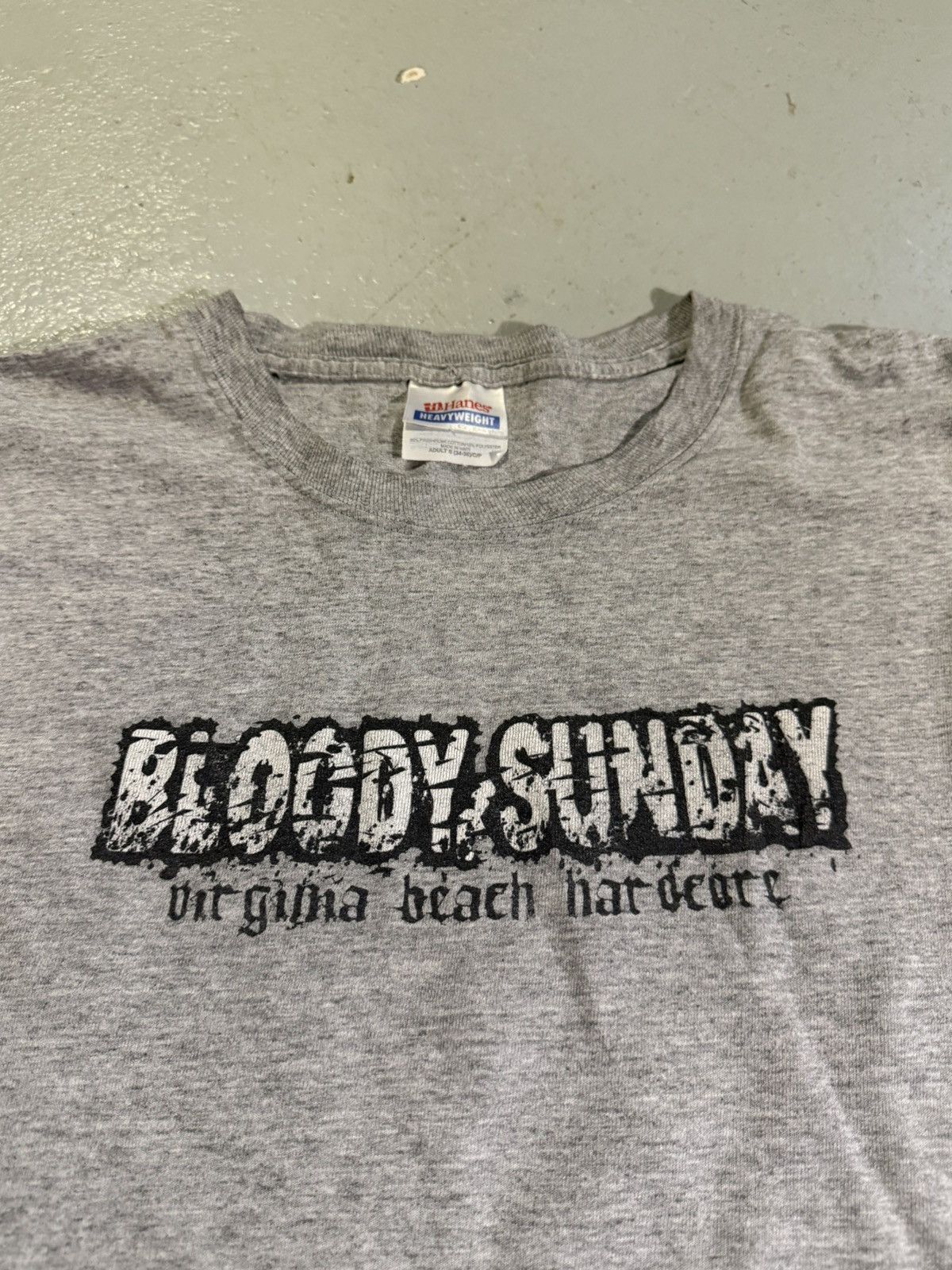 Vintage Vintage 00’s Bloody Sunday Hardcore Band Tshirt Size US S / EU 44-46 / 1 - 2 Thumbnail