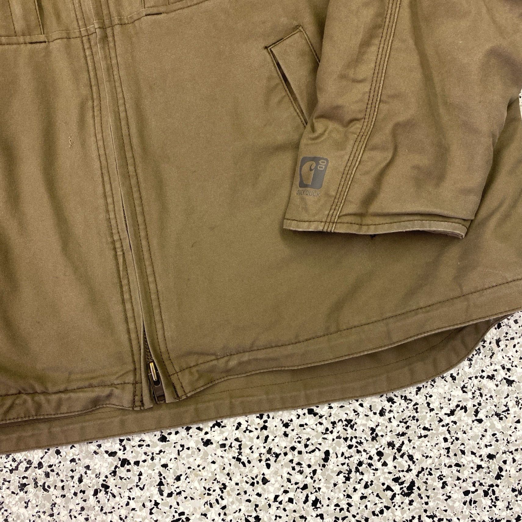Carhartt VINTAGE Carhartt Full Swing Jacket Mens Full-Zip Quick Duck Canvas Lined Brown XXL Size US XXL / EU 58 / 5 - 2 Thumbnail
