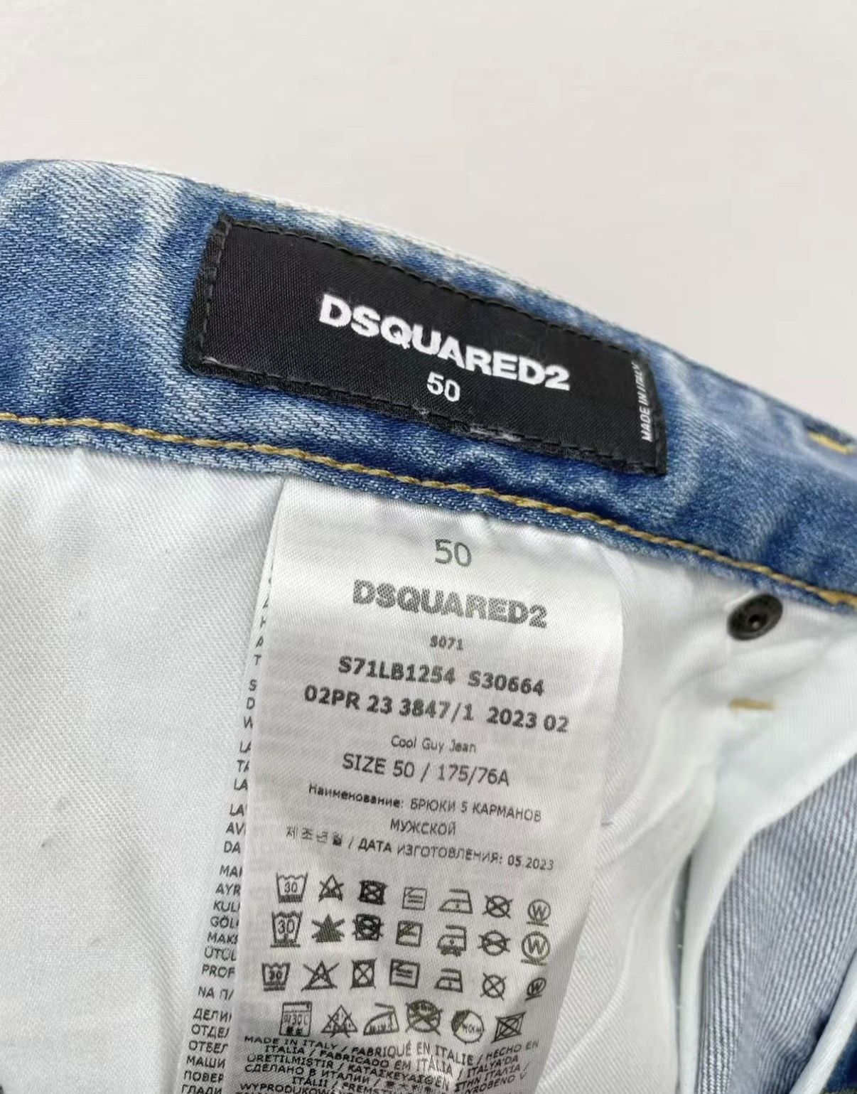 Dsquared2 DSQUARED2 D2 Stretch Washed Distressed Destroyed Jeans J30 Size US 34 / EU 50 - 8 Thumbnail