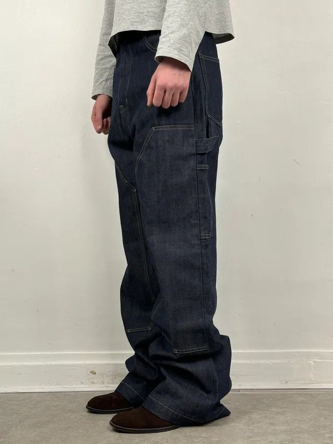 Rick Owens Rick Owens Carpenter Navy Denim Jeans Size US 33 - 2 Thumbnail