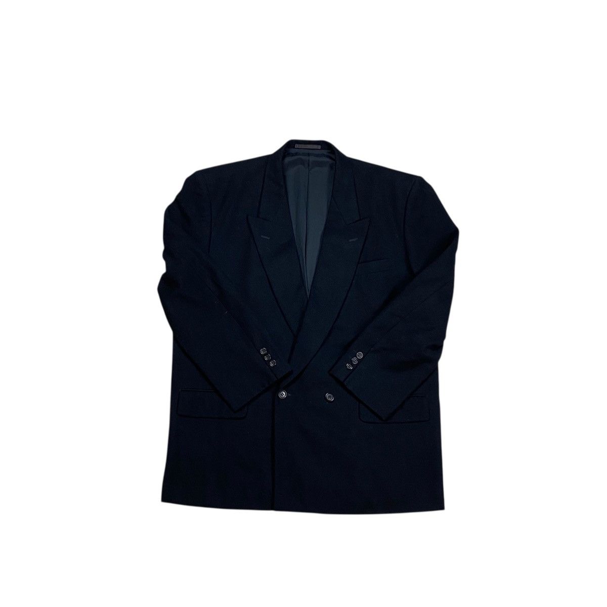 Comme des Garcons × Comme des Garcons Homme × Japanese Brand Comme des Garcons Homme AD 1989 Double Breasted Wool Blazer Size 38L - 6 Thumbnail