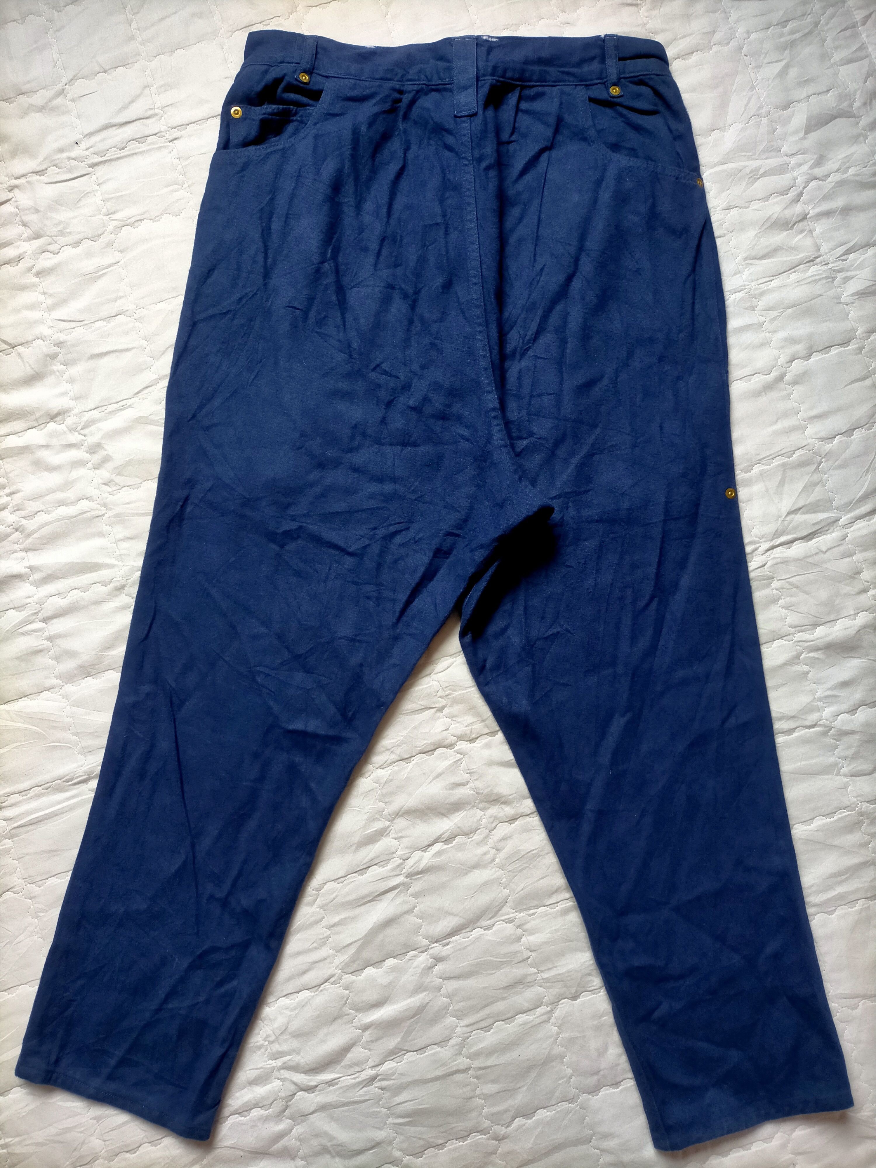 Issey Miyake Mercibeaucop Drop Cropth Suede Cotton Parachute Pants Size US 30 / EU 46 - 14 Thumbnail