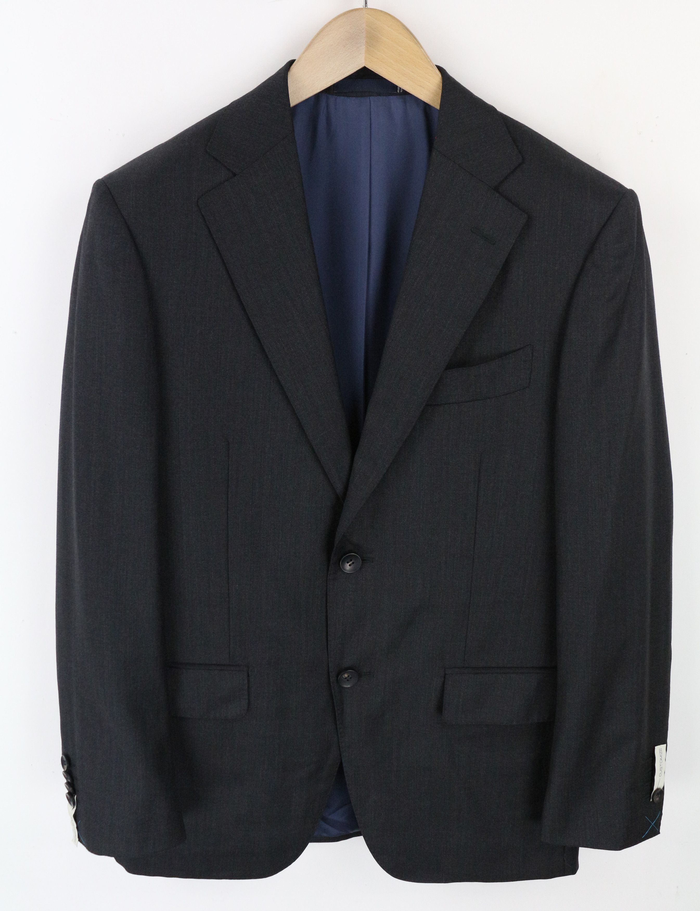 Suitsupply NAPOLI UK36R Wool Super 110's Grey Suit 61152 Size 36R - 2 Thumbnail