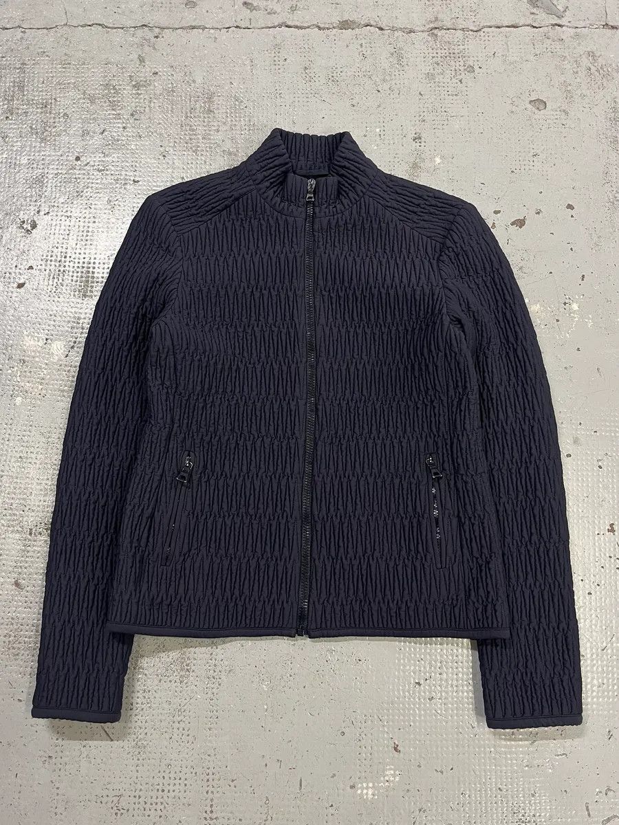 Prada AW2011 Prada Quilted Dark Navy Jacket Size M / US 6-8 / IT 42-44 - 1 Thumbnail